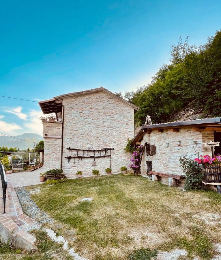 B&B Il Poggetto Serra SantʼAbbondio エクステリア 写真