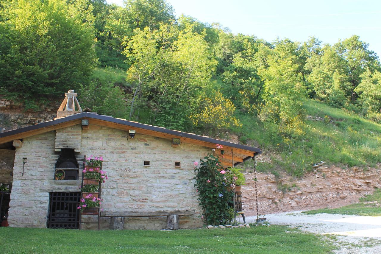 B&B Il Poggetto Serra SantʼAbbondio エクステリア 写真