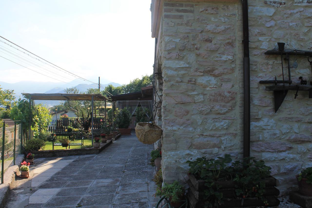 B&B Il Poggetto Serra SantʼAbbondio エクステリア 写真